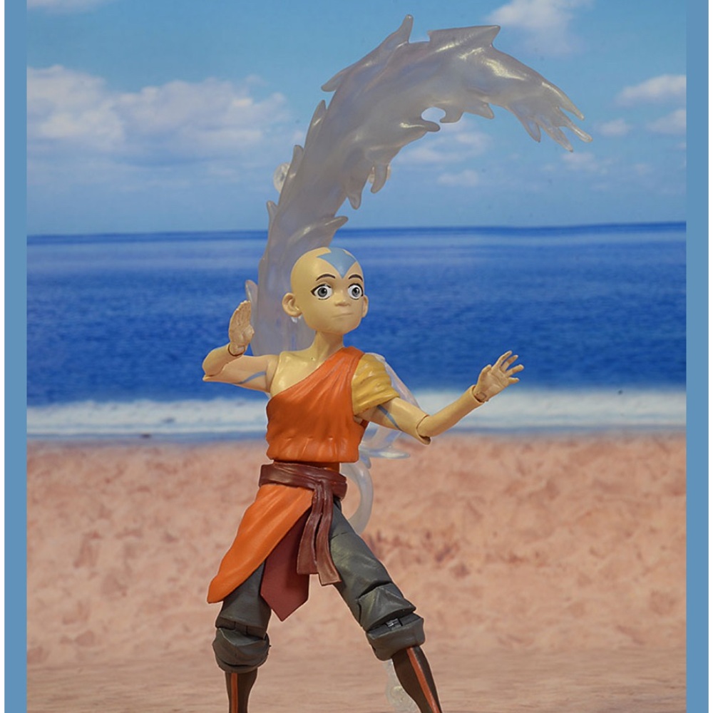 Aang AVATAR: The Last Airbender Collectors Action Figure with Dynamic Pose